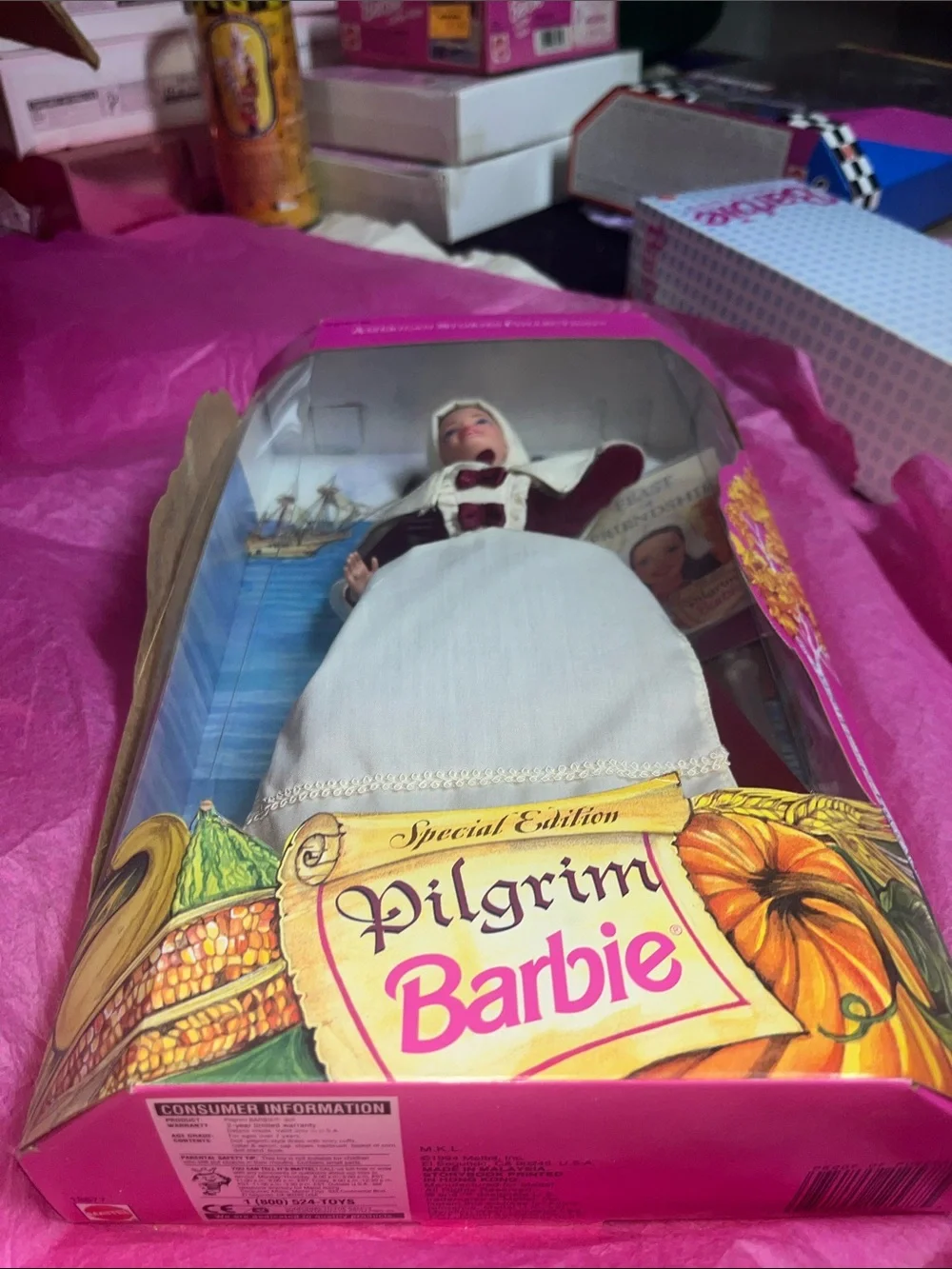 1994 Pilgrim Barbie Doll (Special Edition from the American Stories Collection)